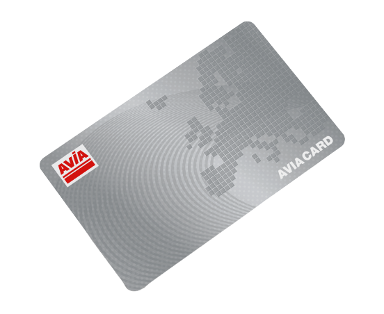 AVIA Card mockup liggend